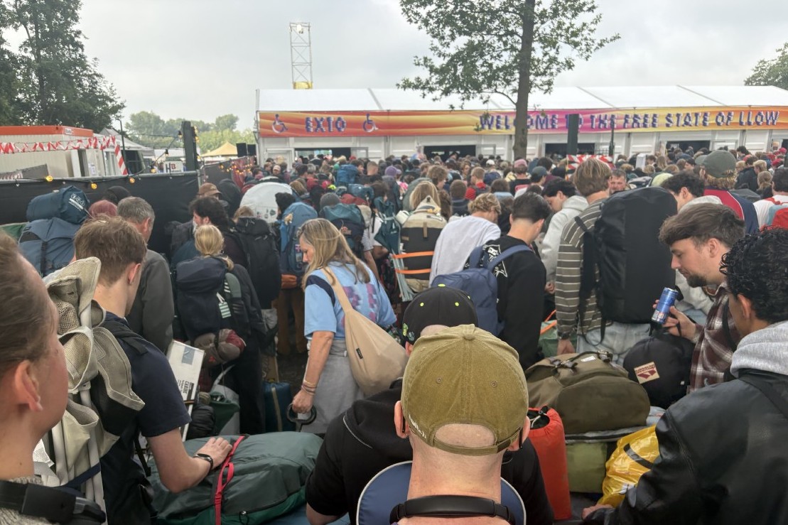 Camping Lowlands open, verkeer richting festival valt mee Camping Lowlands open, verkeer richting festival valt mee