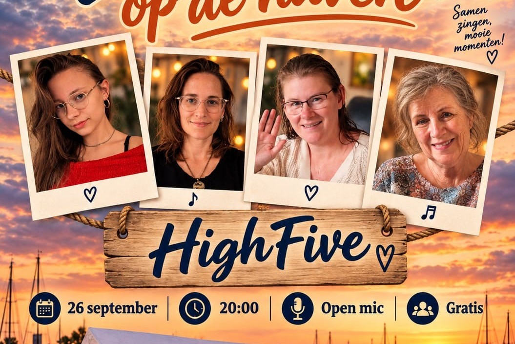 HighFive verzorgt meezingavond aan de haven HighFive verzorgt meezingavond aan de haven